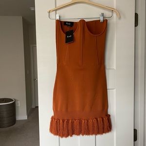 Hanifa Nina Corset Skirt (Caramel/XS)